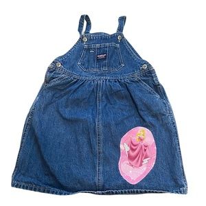 Oshkosh b gosh sleeping beauty overalls skirt